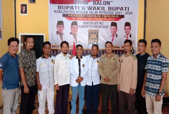 Baru Dibuka Lima Bacalon Bupati Rohil Daftar Ke PKS