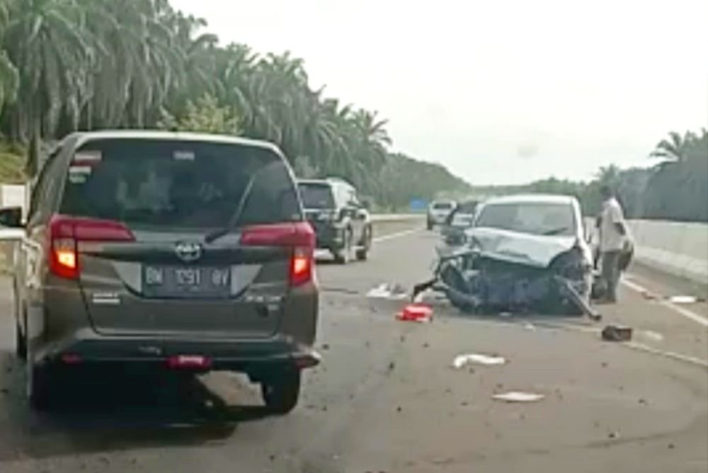 Kecelakaan Kembali Terjadi Di Tol Pekanbaru - Dumai