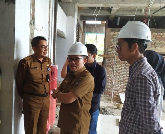 Wako Dumai Ragu Pengerjaan Proyek DC RSUD Diselesaikan Tepat Waktu